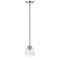 Z-Lite Ashton 1 Light Mini Pendant, Brushed Nickel & Clear 460MP-BN - alternate 5